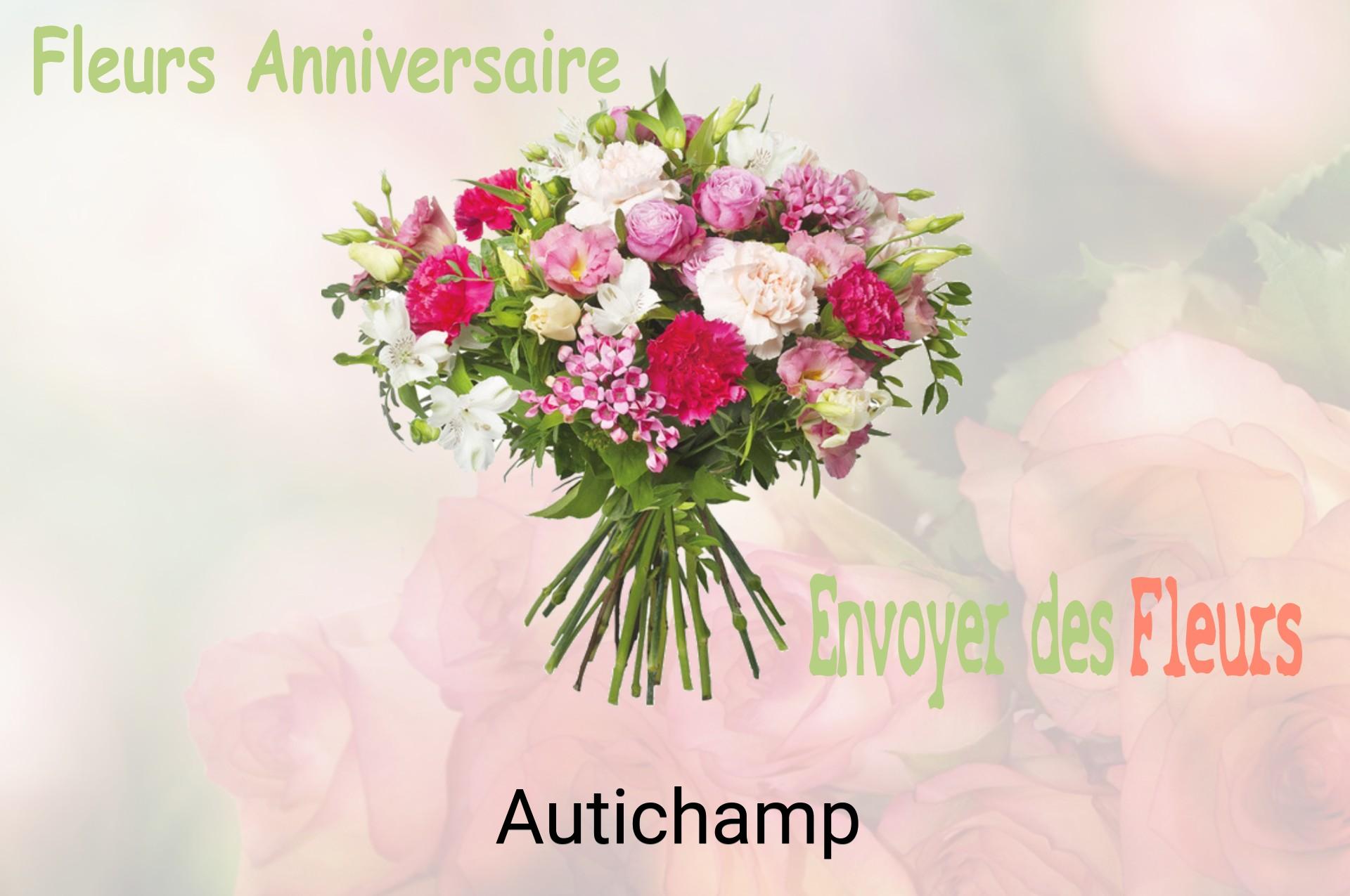 Bouquet de fleurs d’anniversaire livré à Autichamp
