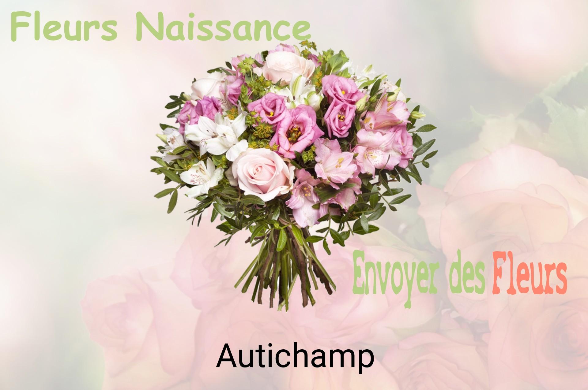 Bouquet de fleurs de naissance livré à Autichamp